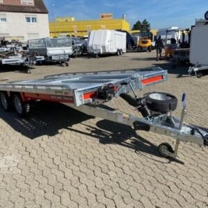 Autotransportanhänger Brian James Trailers T Transporter, 231-4520-35-2-12, 4500 x 2000 mm, 3,5 bis. Kippanhänger mit Rampen